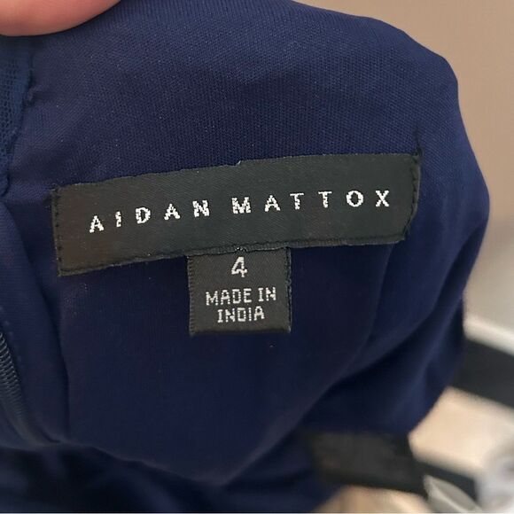 Aidan Mattie Sequin Long Sleeve Dress - Picture 7 of 7